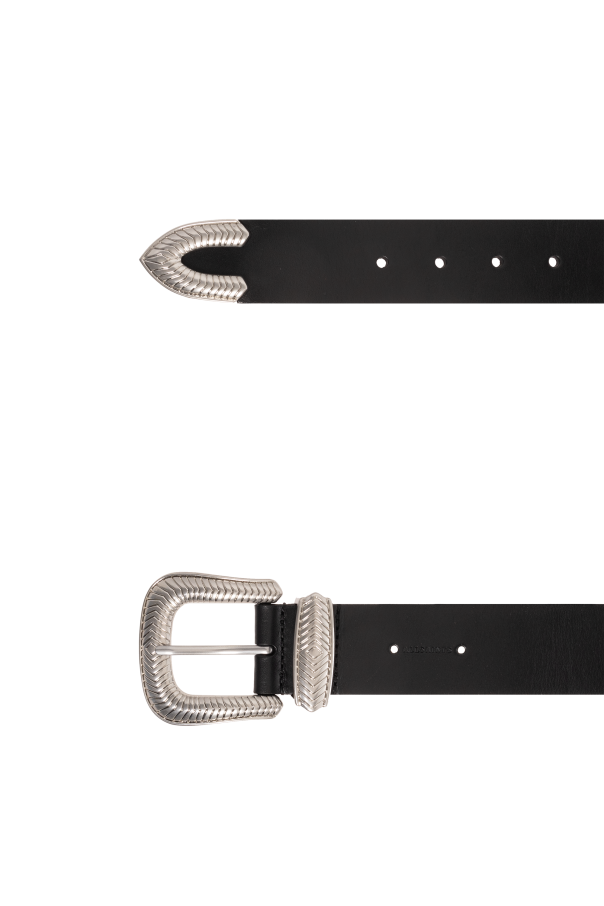 Black Leather belt by AllSaints AllSaints SchaferandweinerShops Spain